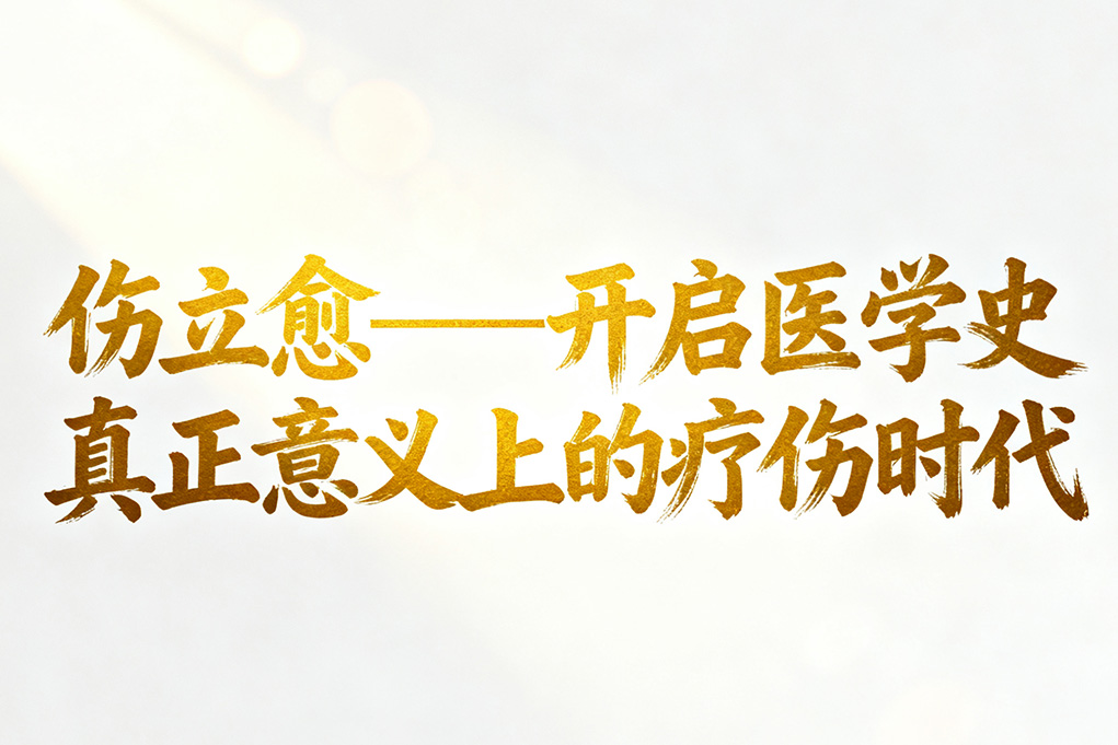 伤立愈——开启医学史真正意义上的疗伤时代